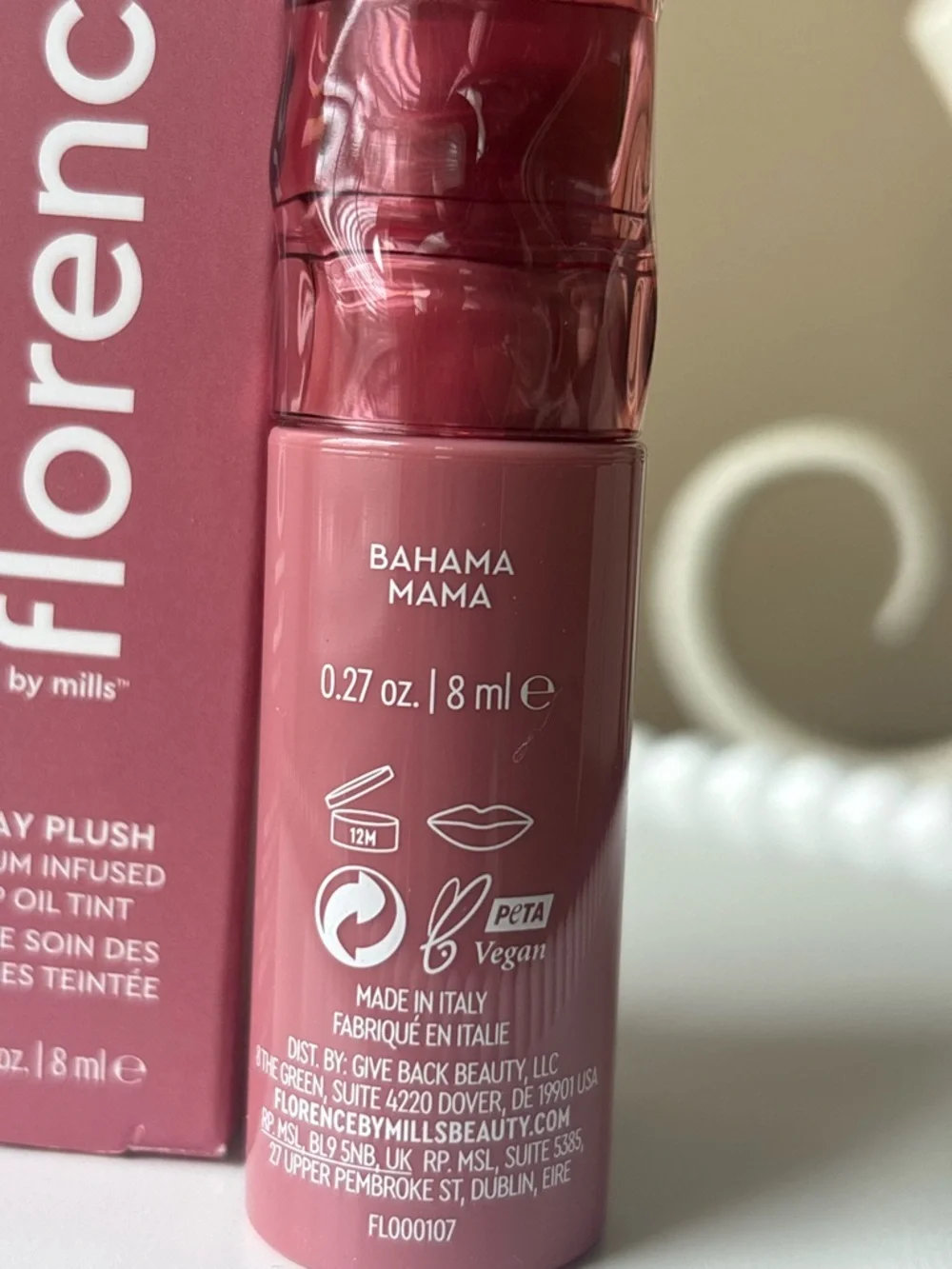 Florence by Mills Stay Plush Serum Infused Lip Oil Tint